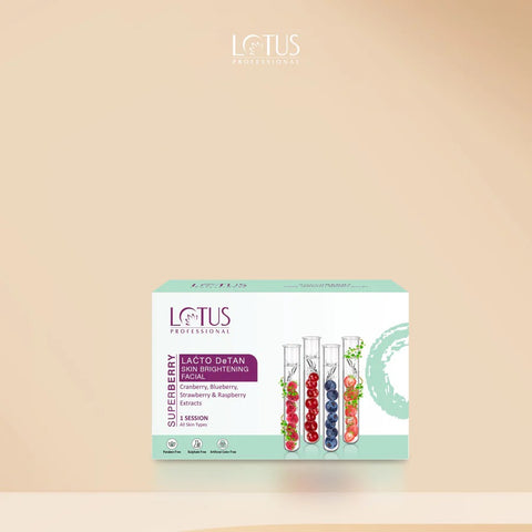 Lotus Professional SUPERBERRY LACTO DETAN SKIN BRIGHTENING FACIAL 1 SESSION