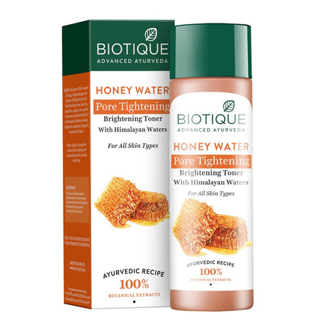 Biotique Honey Water Pore Tightening Brightening Toner