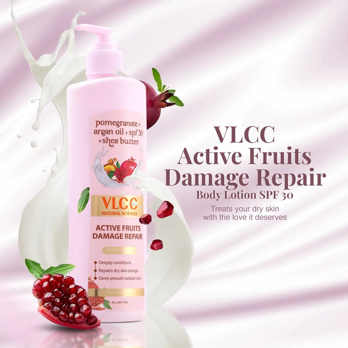 VLCC Active Fruits Damage Repair Body Lotion SPF 30 PA+++