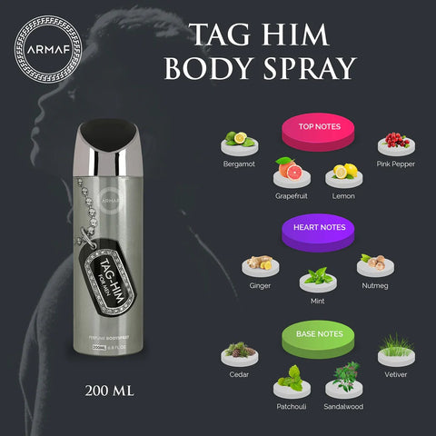 Armaf Tag Him Deodorant Body Spray