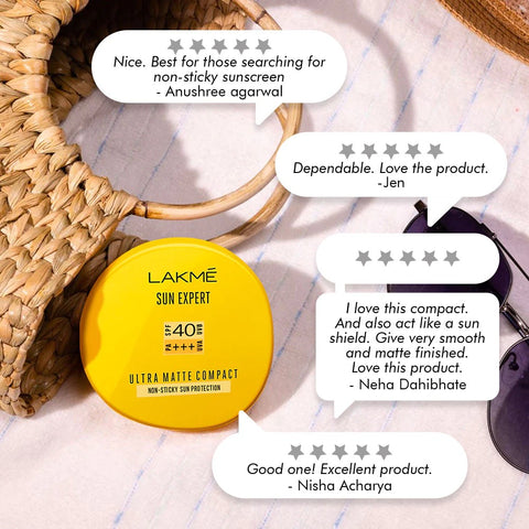 Lakmé Sun Expert Ultra Matte SPF 40 PA+++ Compact