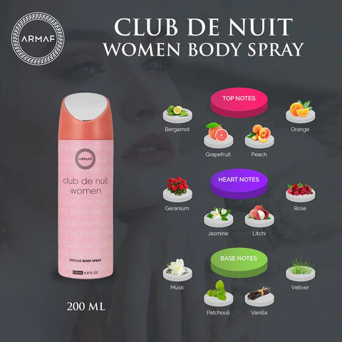 Armaf Club De Nuit Perfume Body Spray For Women