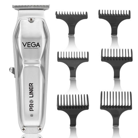 VEGA Professional Pro Liner Hair Trimmer with 240 mins Runtime, (VPPHT-03), Silver