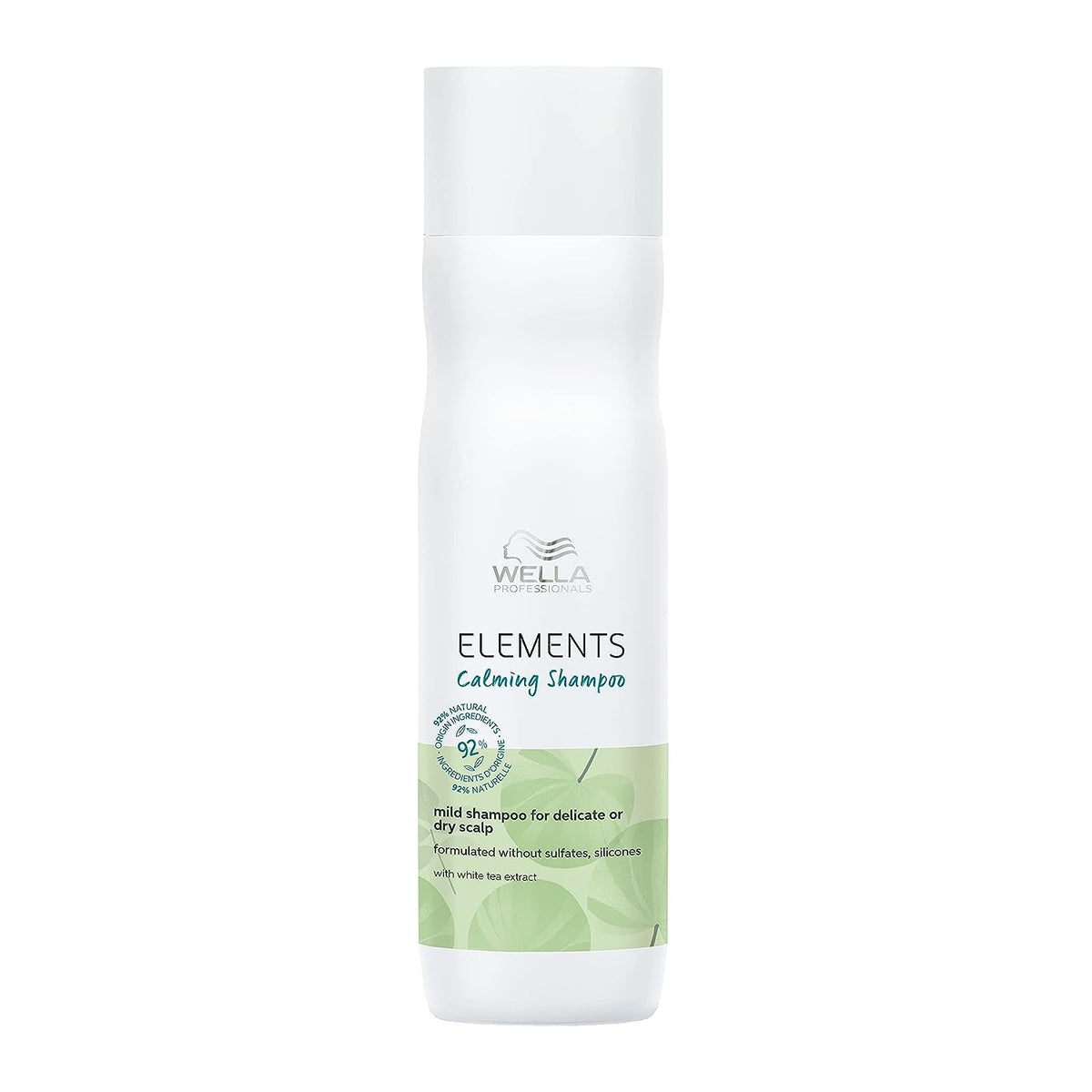 Wella Professionals Elements Calming Shampoo  250 ml  Gentle, Mild Hair Cleanser  Sulfate, Silicone & Paraben Free  92% Natural Origin Ingredients