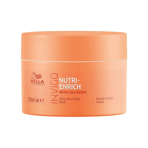 Wella Professionals Invigo Nutri-Enrich Hair Mask Nourishing, Hydrating Hair Treatment for Dry & Damaged Hair  With Goji Berry Nutrients