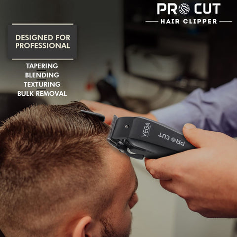 VEGA PROFESSIONAL Pro Cut Hair Clipper, (VPVHC-03) - Black