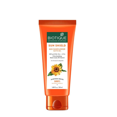 Biotique Sun Shield Bio Sunflower Matte Ultra Soothing Body Lotion