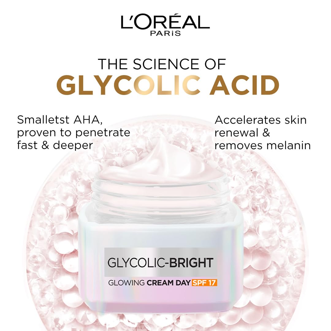 L'Oreal Paris Glycolic Bright Day Cream with SPF 17