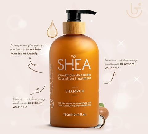 Beauty Garage Pure African Shea Butter Retention Treatment Shampoo