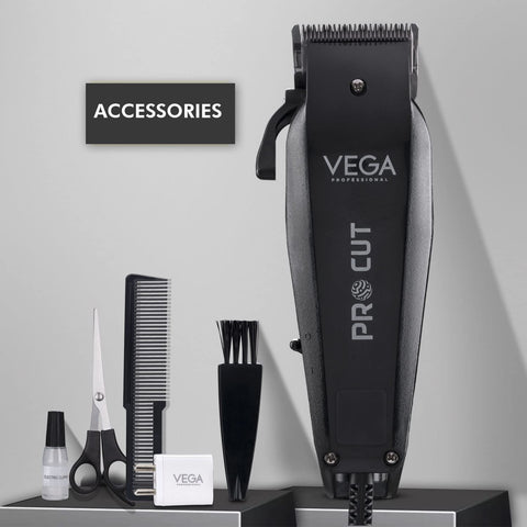 VEGA PROFESSIONAL Pro Cut Hair Clipper, (VPVHC-03) - Black