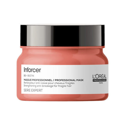 L'Oreal Professionnel Inforcer Strengthening Hair Mask With Vitamin B6 & Biotin For Weak, Brittle Hair, Serie Expert