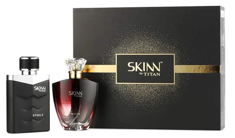 Skinn By Titan Steele And Nude Gift Pack Eau De Parfum