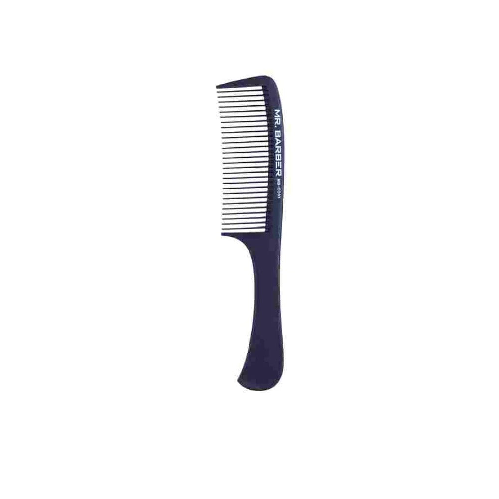 Mr. Barber Wide Tooth Comb Detangling Comb MB-CO03 - Black