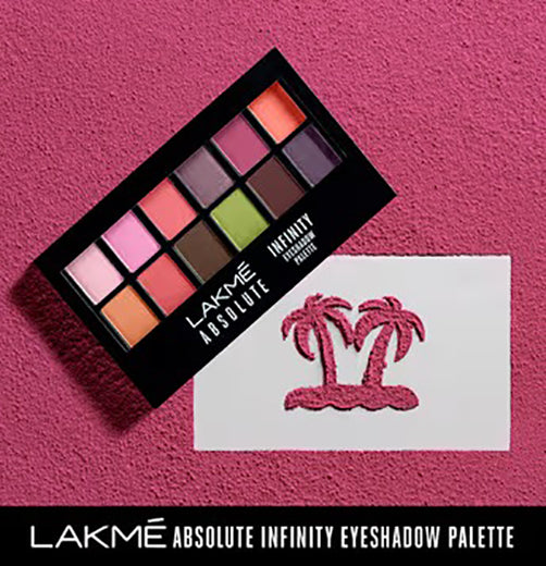 Lakme Absolute Infinity Eye Shadow Palette - Pink Paradise 12gm