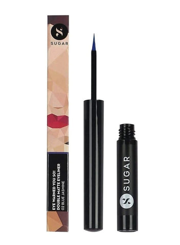 Sugar Eye Warned You So! Double Matte Eyeliner - 02 Blue Jasmine (Royal Blue)