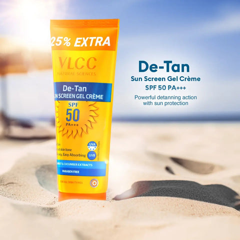 VLCC De Tan SPF 50 PA+++ Sunscreen Gel Cream