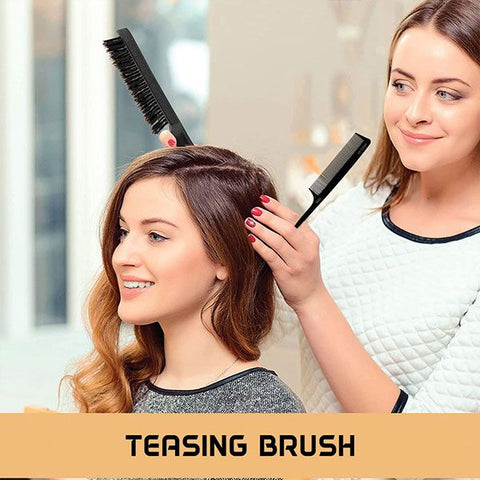 Vega Professional Teasing Hair Brush with 100% Boar Bristles-VPPHB-07