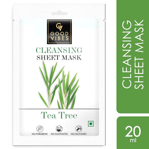 Good Vibes Tea Tree Cleansing Sheet Mask