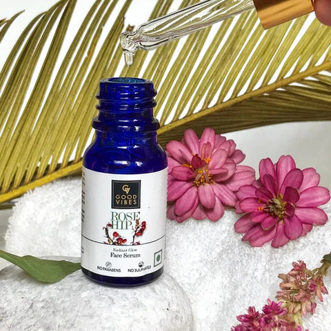 Good Vibes Rosehip Radiant Glow Face Serum with Vit - E