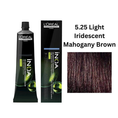 Loréal Professionnel Inoa  5.25 Light Iridescent Mahogany Brown