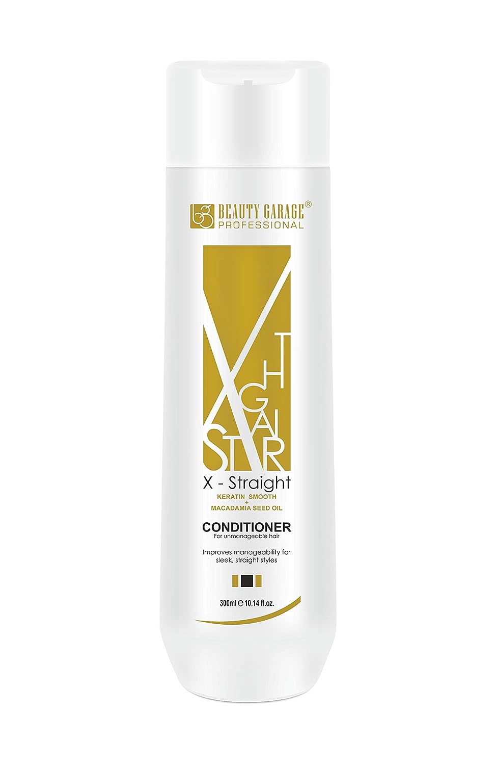 Beauty Garage X-Straight with Macadamia seed oil for unmanageable hair Conditioner