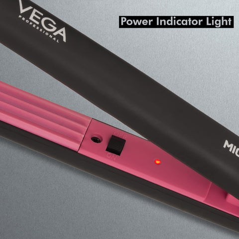 VEGA Professional Mighty Mini Hair Crimper, (VPVMS-06), Black