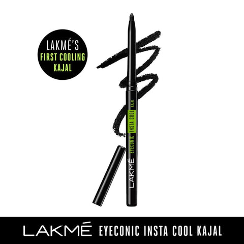 Lakme Eyeconic Insta Cool Kajal - Black 0.35gm