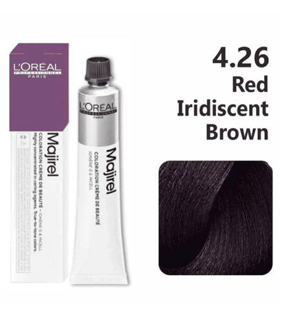 L'Oreal Professional Majirel Hair Color 4.26 Red Iridiscent Brown