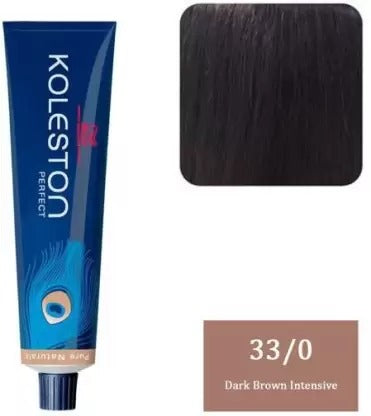 Wella Professionals Koleston Perfect Pure Naturals Hair Color 33/0 Color tube Dark Brown