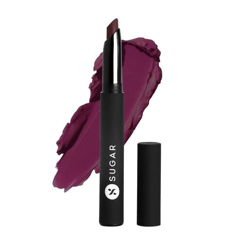 Sugar Matte Attack Transferproof Lipstick - 13 Plums N Roses (Deep Reddish Plum)