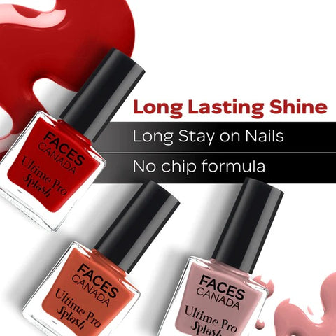 Faces Canada Ultime Pro Splash Nail Enamel Chip-defying nail enamels