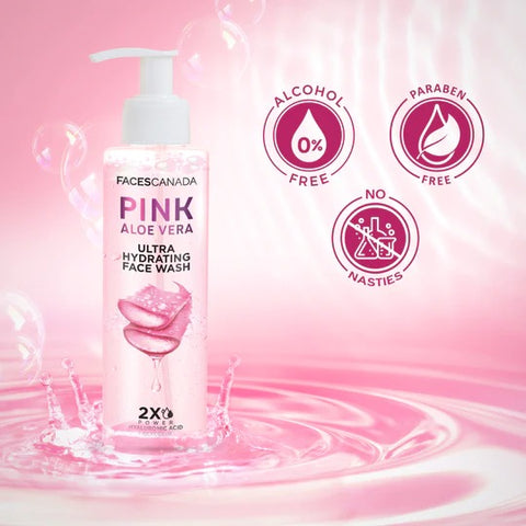 Faces Canada Pink Aloe Vera Ultra Hydrating Face Wash