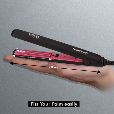 VEGA Professional Mighty Mini Hair Crimper, (VPVMS-06), Black