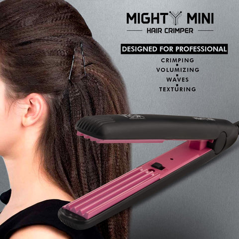 VEGA Professional Mighty Mini Hair Crimper, (VPVMS-06), Black