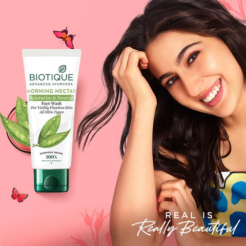 Biotique Morning Nectar Moisturize & Nourish Face Wash