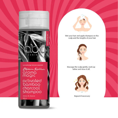 Aroma Magic Activated Bamboo Charcoal Shampoo