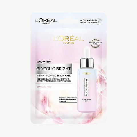 L'Oreal Paris Glycolic Bright Glowing Sheet Mask