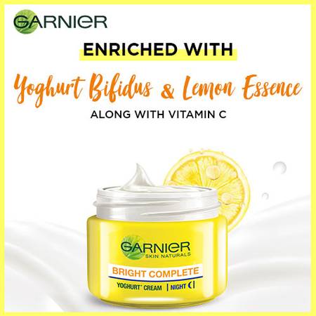 Garnier Bright Complete Vitamin C Yoghurt Night Cream