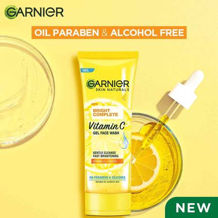 Garnier Bright Complete Vitamin C Gel Facewash