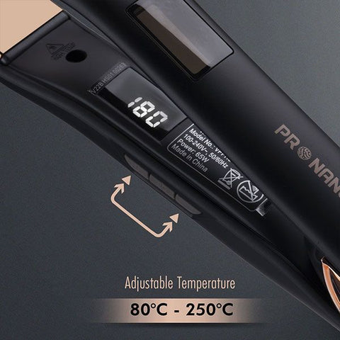 Vega Professional Pro Nano Rose Gold Hair Straightener - VPPHS-01