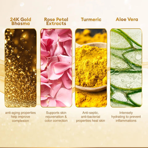 VLCC Gold Facial Kit For Luminous & Radiant Complexion