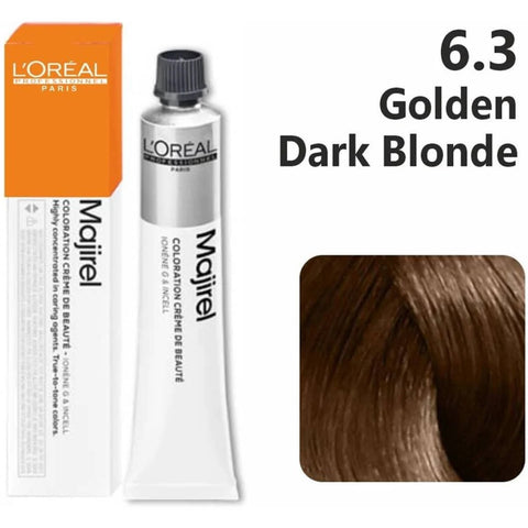 L'Oreal Professional Majirel Hair Color 6.3 Golden Dark Blonde