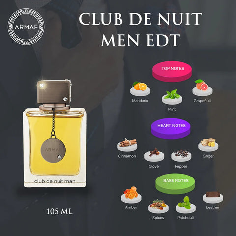 Armaf Club De Nuit Eau De Toilette For Men