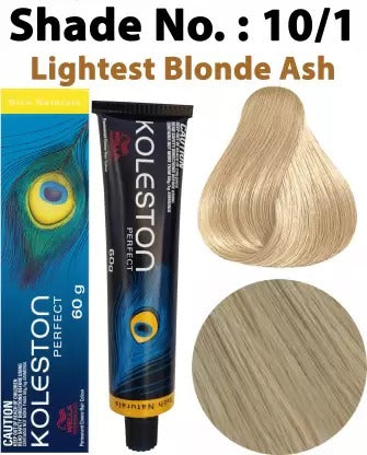 Wella Professionals Koleston Perfect Rich Naturals Hair Color 10/1 Colorant Tube Lightest Blonde Ash