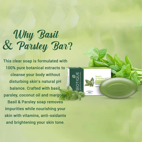 Biotuqe Basil & Parsley Revitalizing Bathing Bar