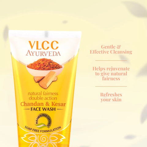 VLCC Ayurveda Natural Fairness Chandan & Kesar Face Wash