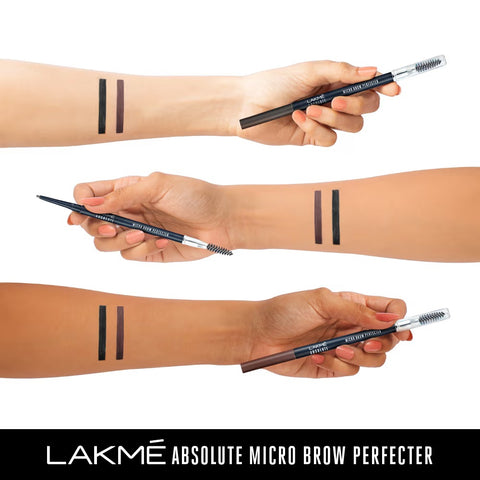 Lakme Absolute Micro Brow Perfecter - Charcoal 0.14g