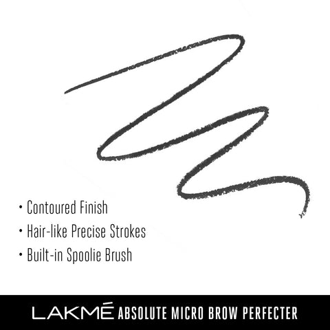 Lakme Absolute Micro Brow Perfecter - Charcoal 0.14g