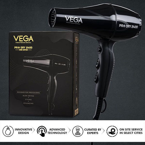 Vega Professional Pro Dry 2000-2400W Hair Dryer - VPMHD-03