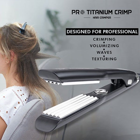 Vega Professional Pro Titanium Crimp Titanium Hair Crimper - VPPMS-02